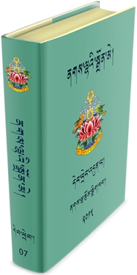 ནགས་ལྷའི་སྒྲོན་མེ་དེབ་ཕྲེང་བདུན་པ།